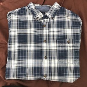 Men’s Plaid Casual Button Up